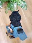 Glamour brokatowy top Atmosphere pasuje na S i M