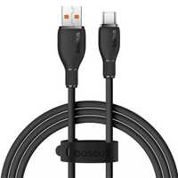 Кабель силиконовый Baseus USB - Type-C 100W 120см Мощный кабель 6А