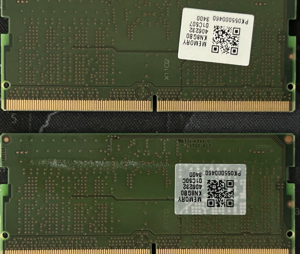 16 GB Ram (2x8 GB) DDR5 PC5 4800 SODIM do laptopa
