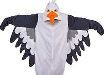 RANSUU Onesie Kostium Mewa karnawał, rozmiar S
