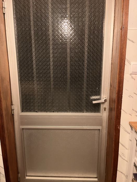 Porta de entrada de aluminio 194x87cm