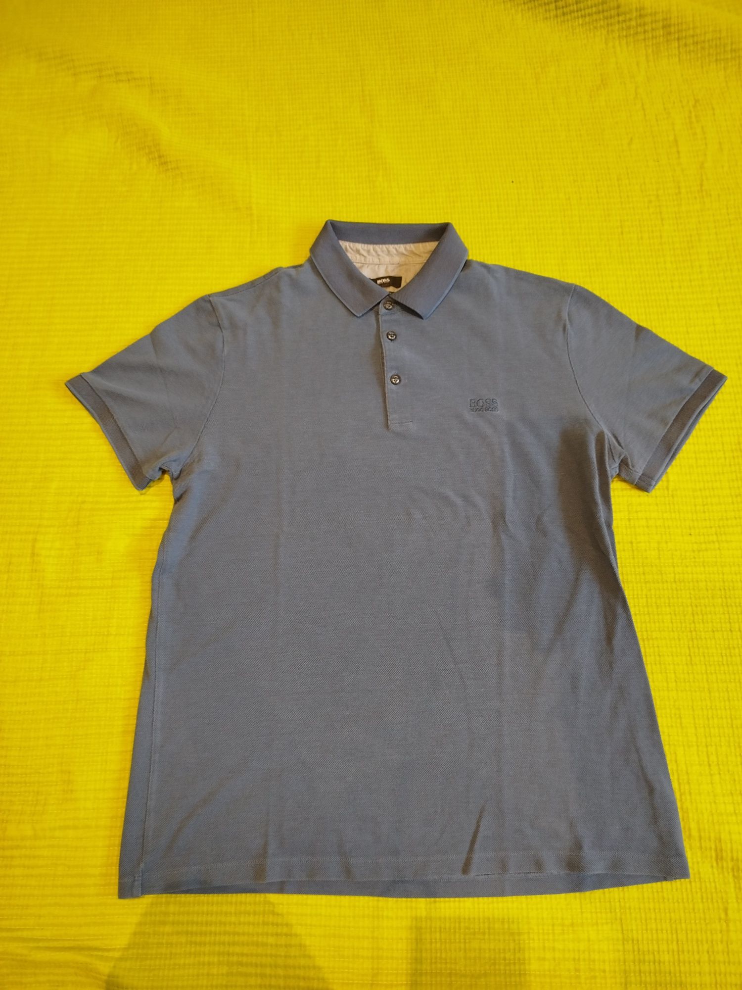Polo azul escuro BOSS