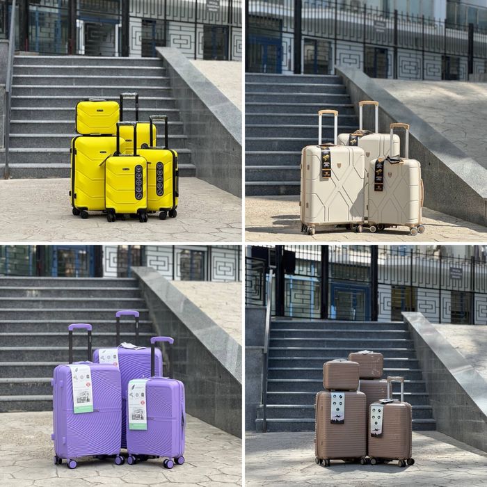 Море чемоданов!Чемодан Польша на колесах,валіза,сумка на колесах,дорож