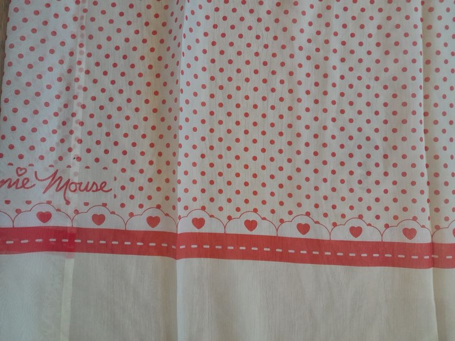 Firany z Myszką Minnie 2szt