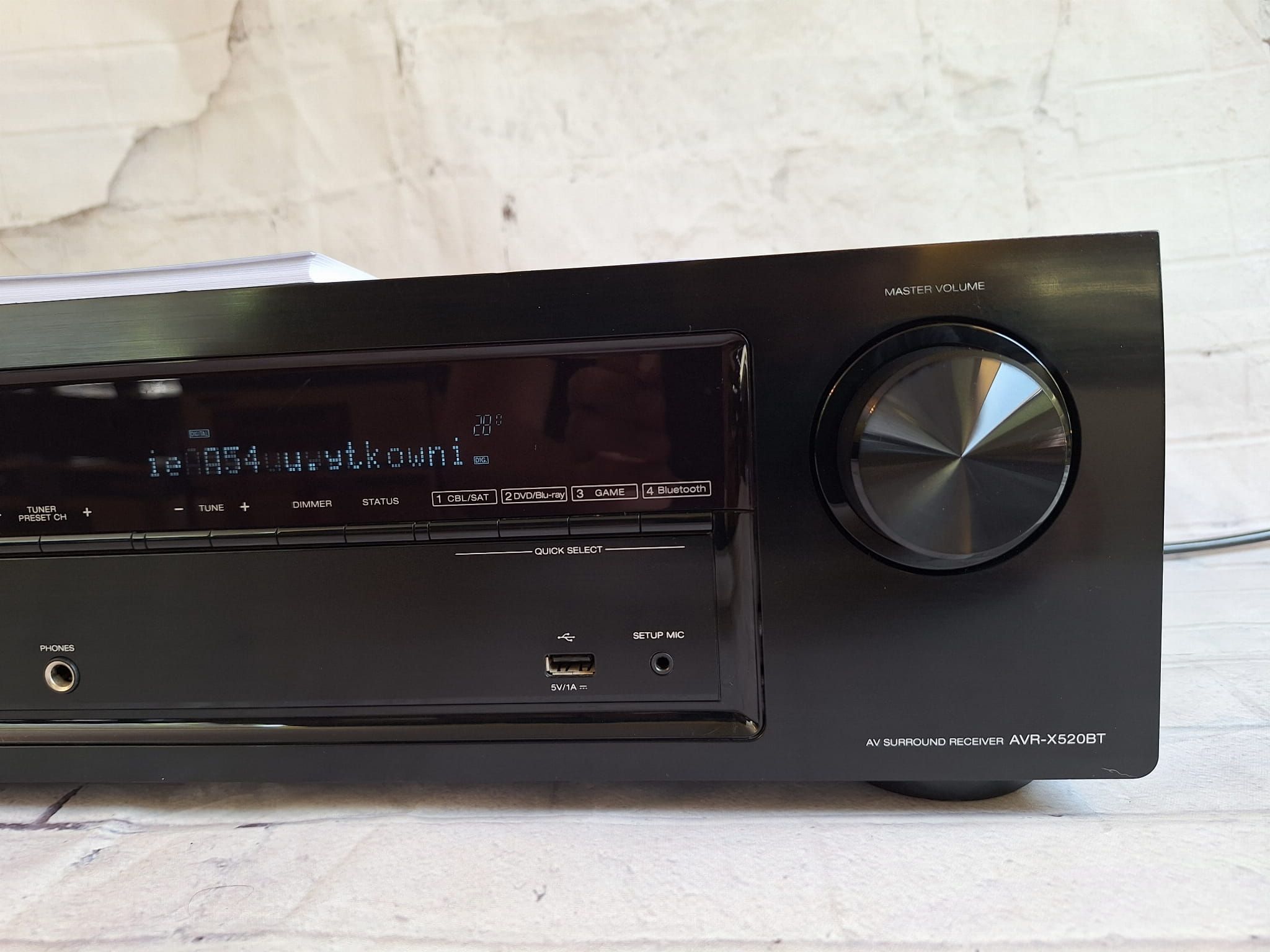 5.1 DENON AVR-X520BT 4k 60p Bluetooth optyk usb