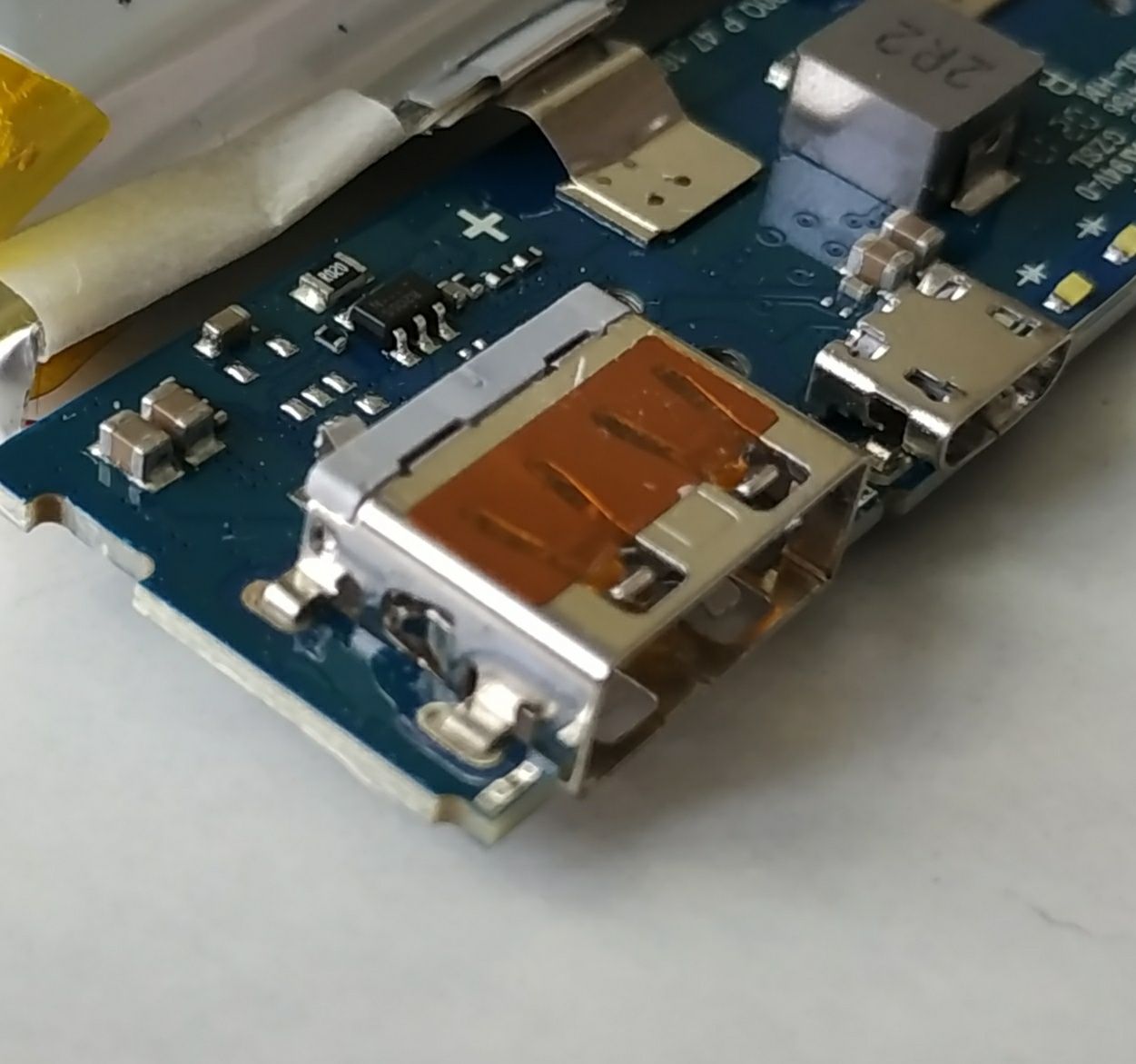Гніздо роз'єм USB для павербанків Mi (Xiaomi)