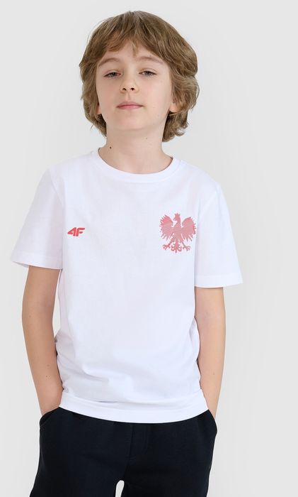 4F koszulka kibica chłopięca POLSKA 122-164