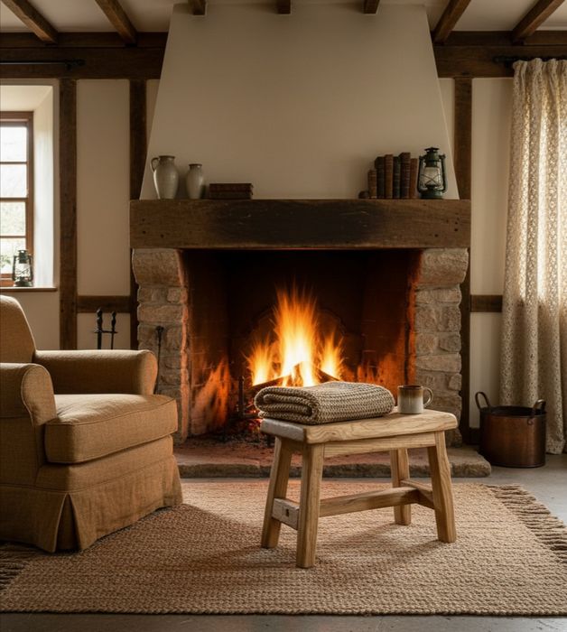 Ryczka dębowa , stołek, taboret