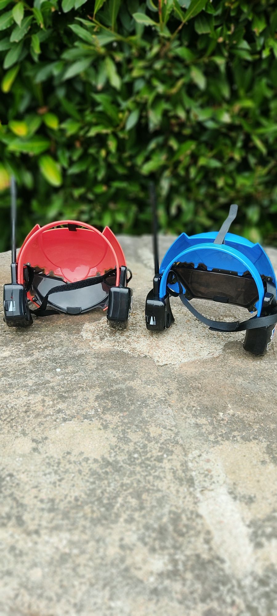Mascaras power ranger com intercomunicador