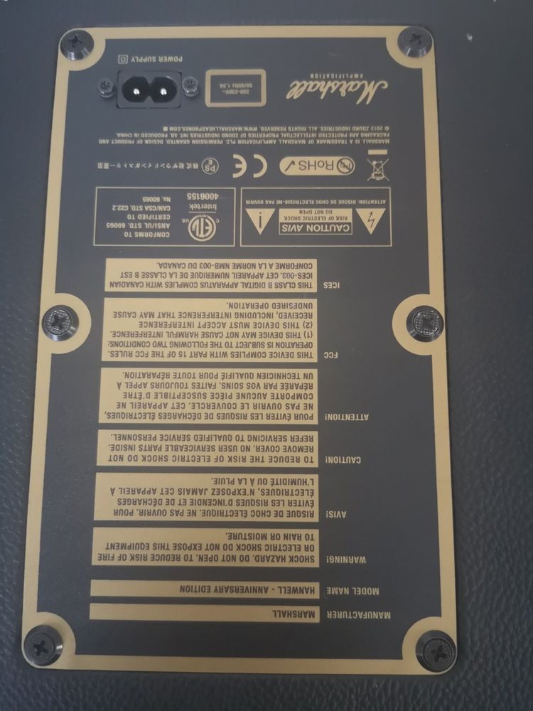 Динамік Marshall Hanwell Anniversary Edition (чорний)