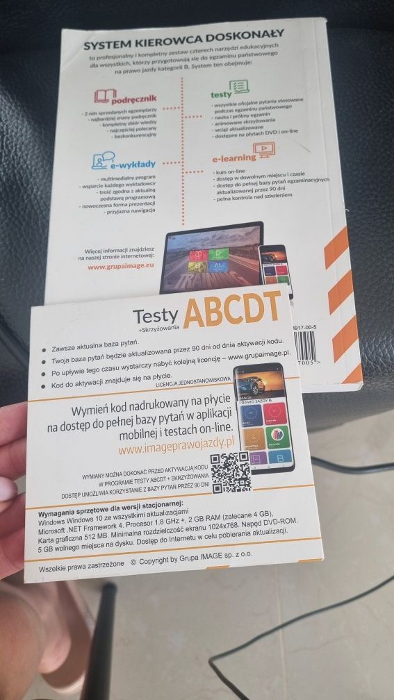 Kierowca doskonały ksiazka plus płyta z testami