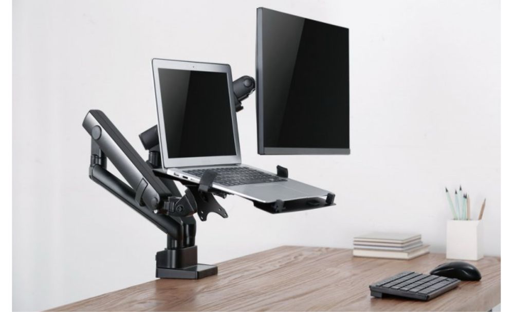 Кронштейн Gembird на 2 монитора или ноутбук