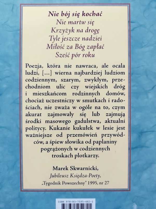 Utwory zebrane wiersze nie bój się kochać ks. Twardowski