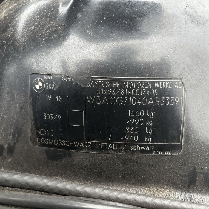 Bmw e36 compact 318ti 1.8 IS LPG ZAMIANA