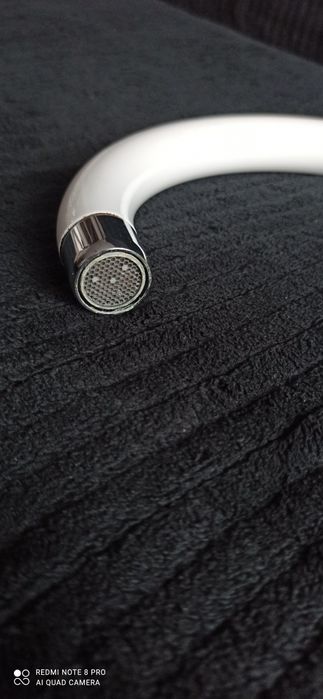 Kran bateria wylewka do baterii zlewozmywakowej biała 3/4 cala