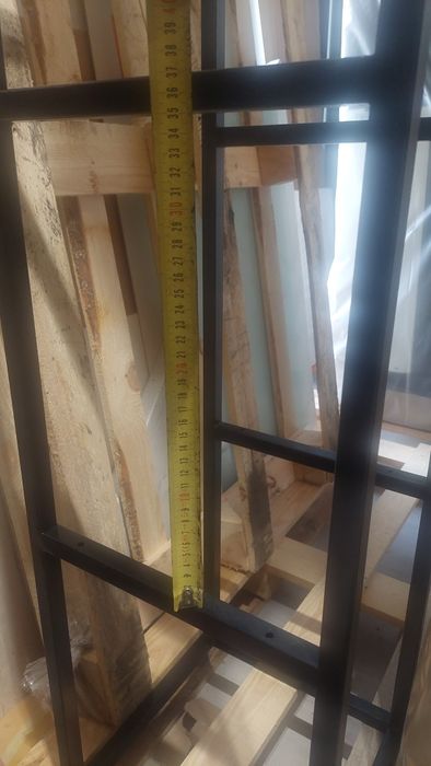 Stelaż metalowy, czarny mat