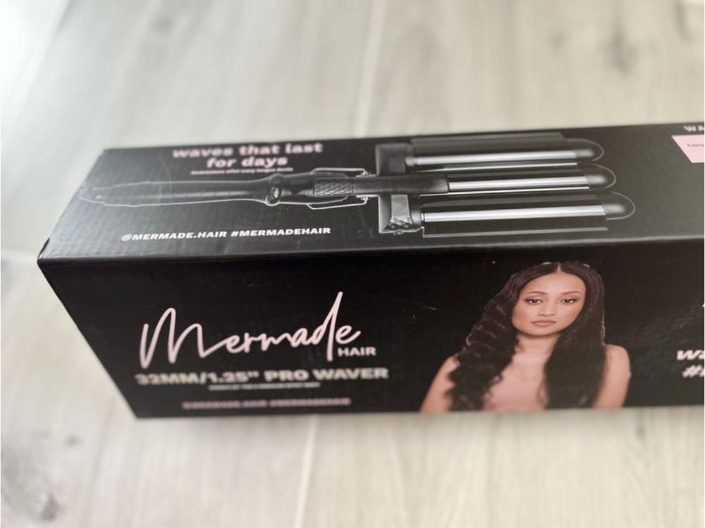 Потрійна плойка для завивки 32 мм mermade pro waver