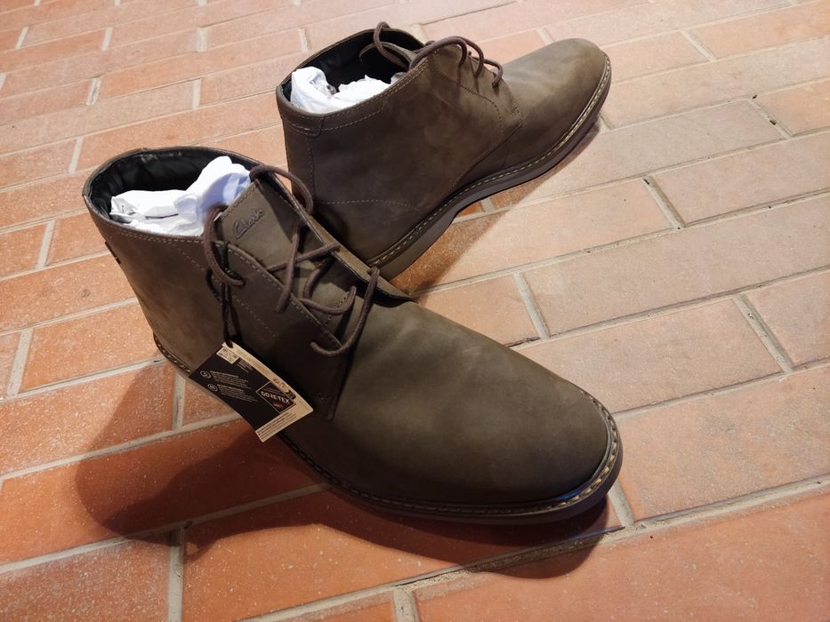 Buty skórzane Clarks AtticusL THiGTX GORE-TEX, brązowe 46