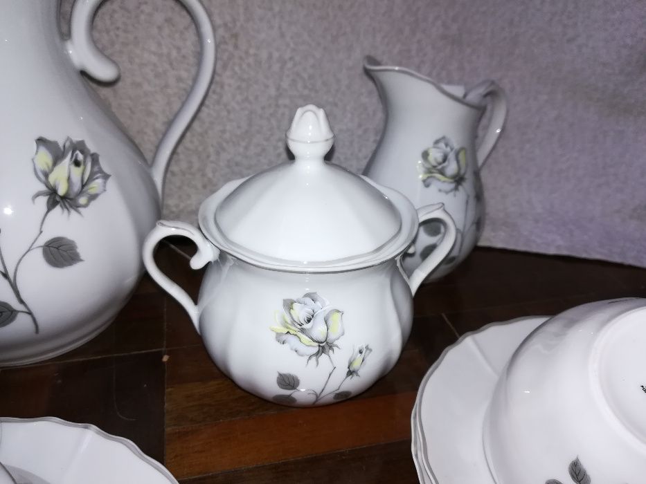 Serviço de chá muito antigo de porcelana SPAL - vintage