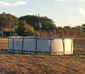 Piscina STEEL PRO MAX circular 457x122 com depuradora, filtro, escada