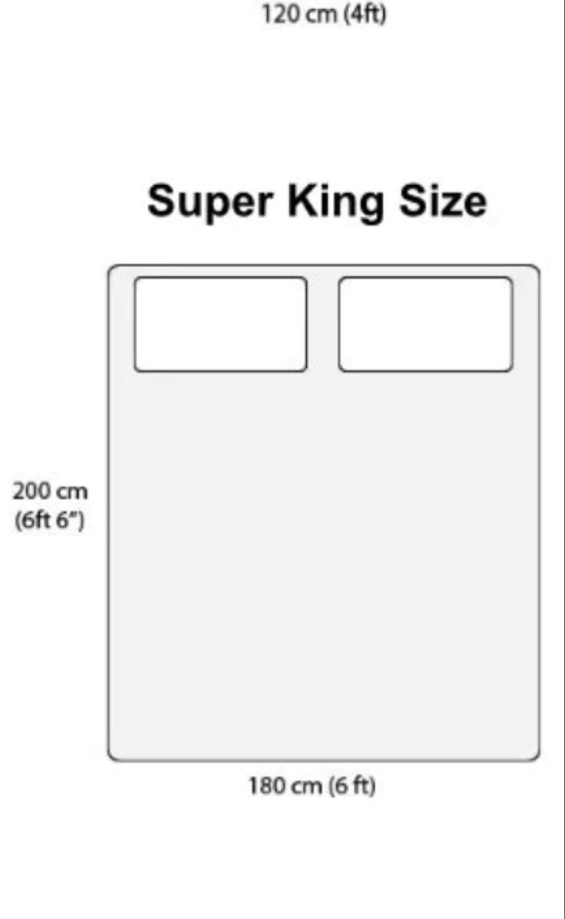 colchão com bases 200x190 cm Super King Size