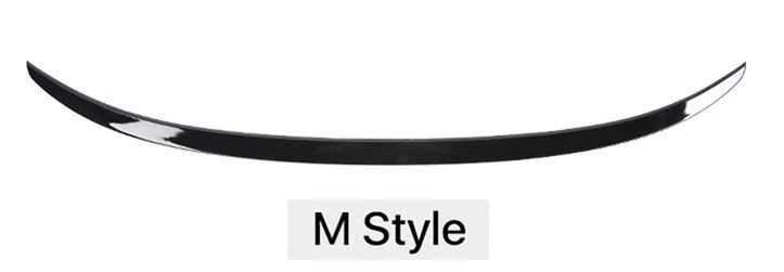 Spoiler aileron lip mala M Style preto brilhante vários modelos BMW