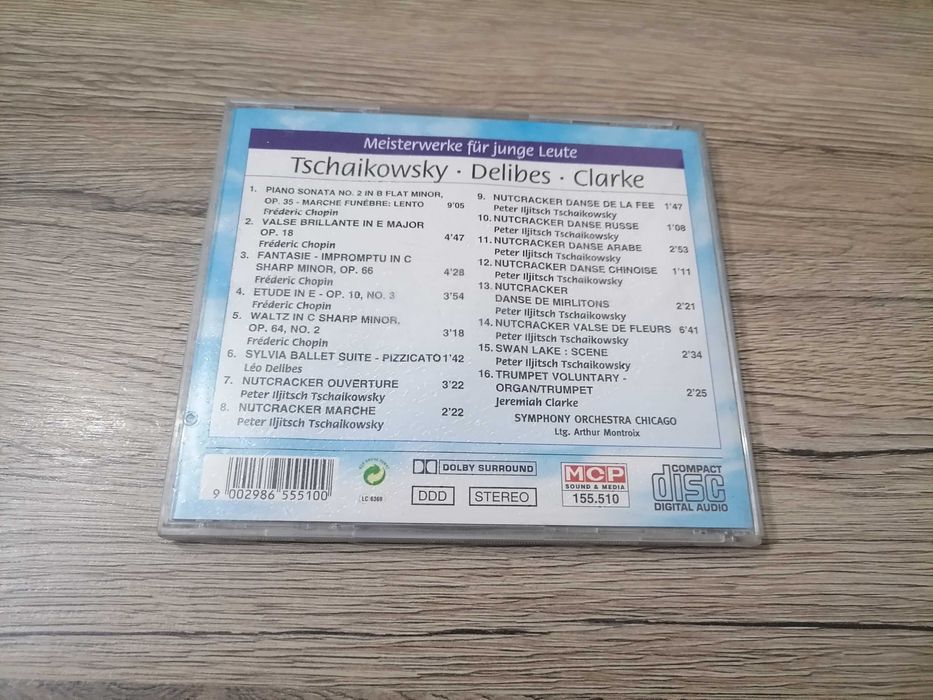 Meisterwerke für junge Leute – Tschaikowsky, Delibes, Clarke CD (4670)