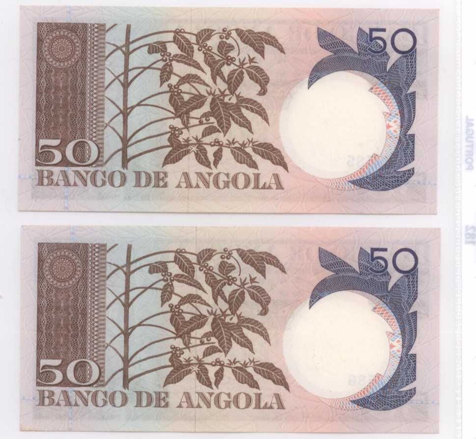 Banco de Angola Cinquenta Escudos Luis de Camões 1973