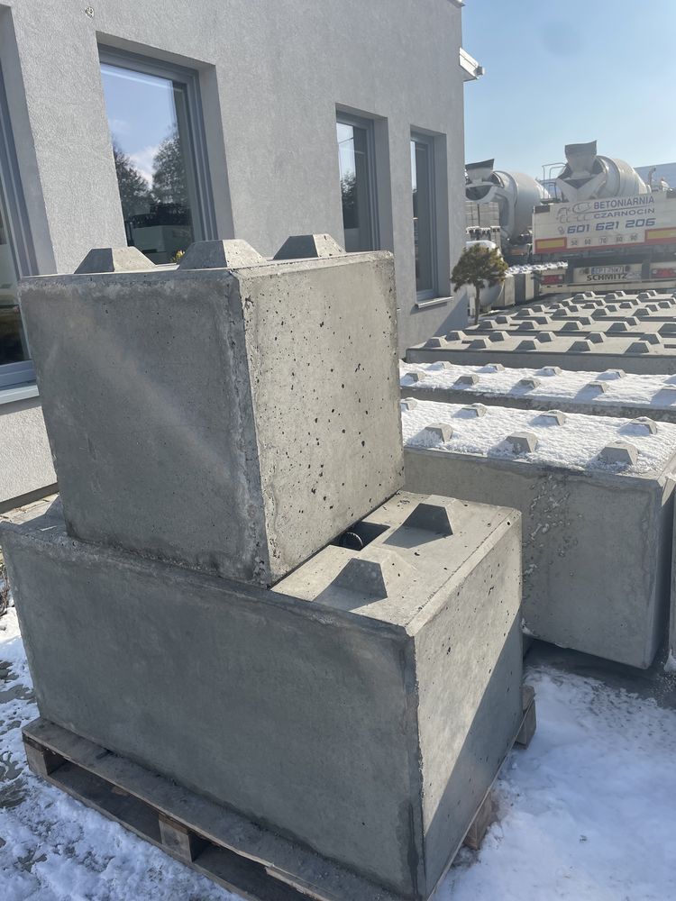 Bloki betonowe typu LEGO 180x60