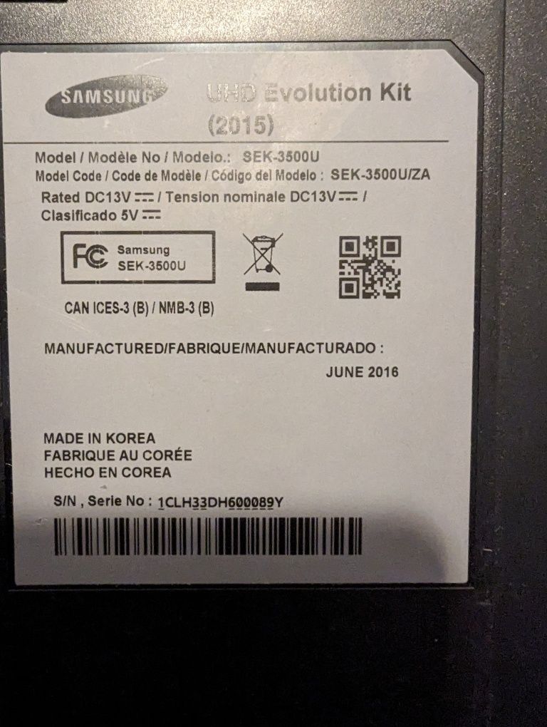 Модуль One Connect Samsung JS9580 JS9000 JS9090 SEK-3500 HU9000 HU8500