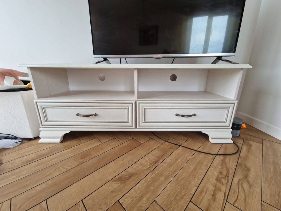 Szafka RTV z 2 szufladami TIFFANY woodline krem