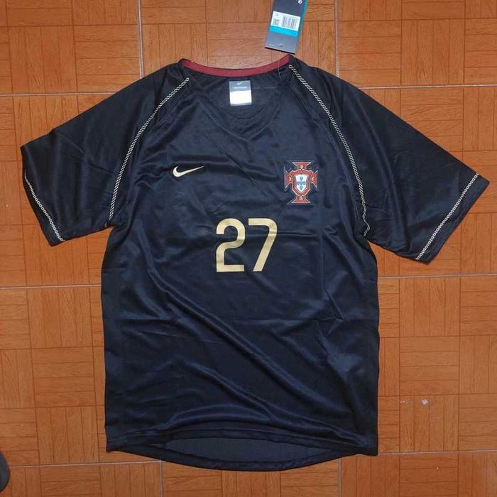 Camisola Secundária Portugal 2006 Retro - QUARESMA 27