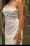 Vestido branco Zara XS