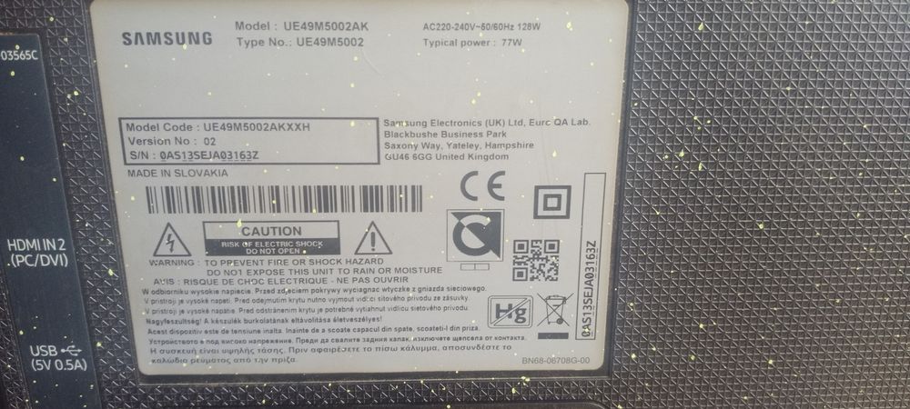 Telewizor Samsung 50 cali led UE49M5002