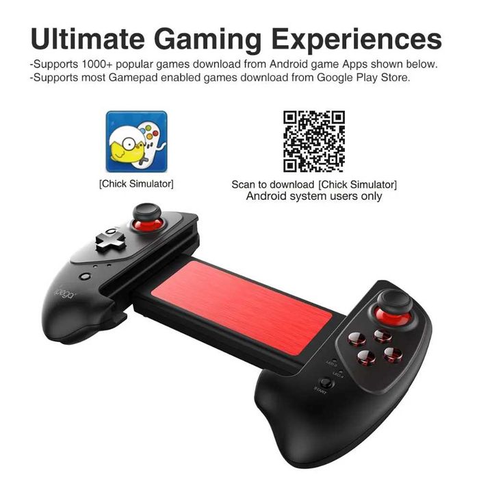 Controlador De Jogo Sem Fio. Para IOS/android. Smartphone ou Tablet.