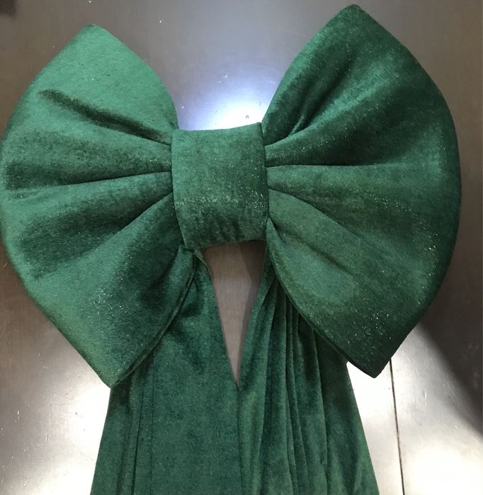 Бархатный бант большой