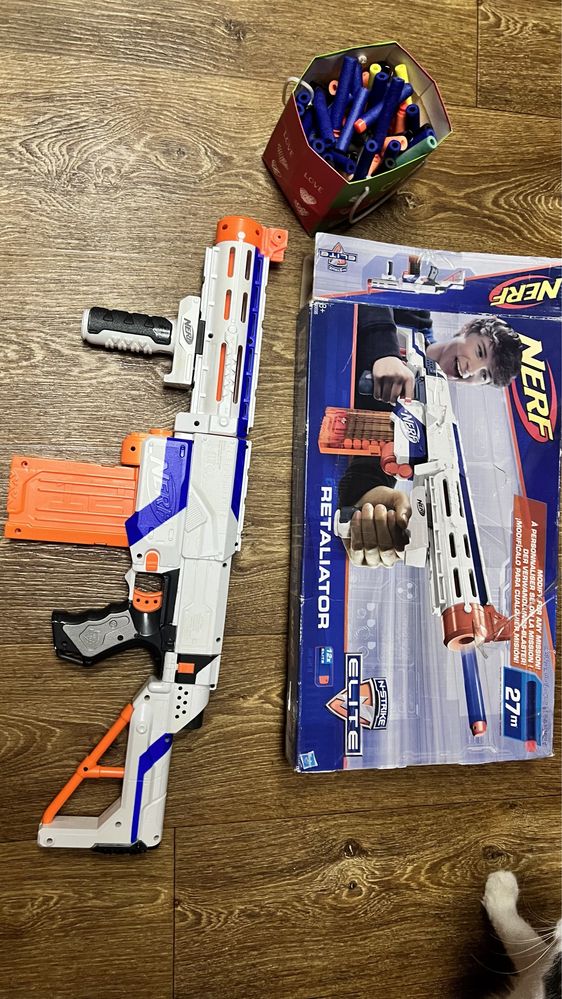 Nerf retaliator бластер трансформер