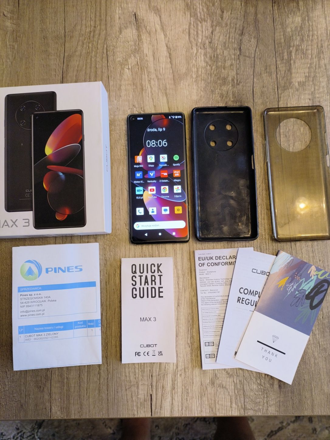 Smartfon Cubot MAX 3   6.95"