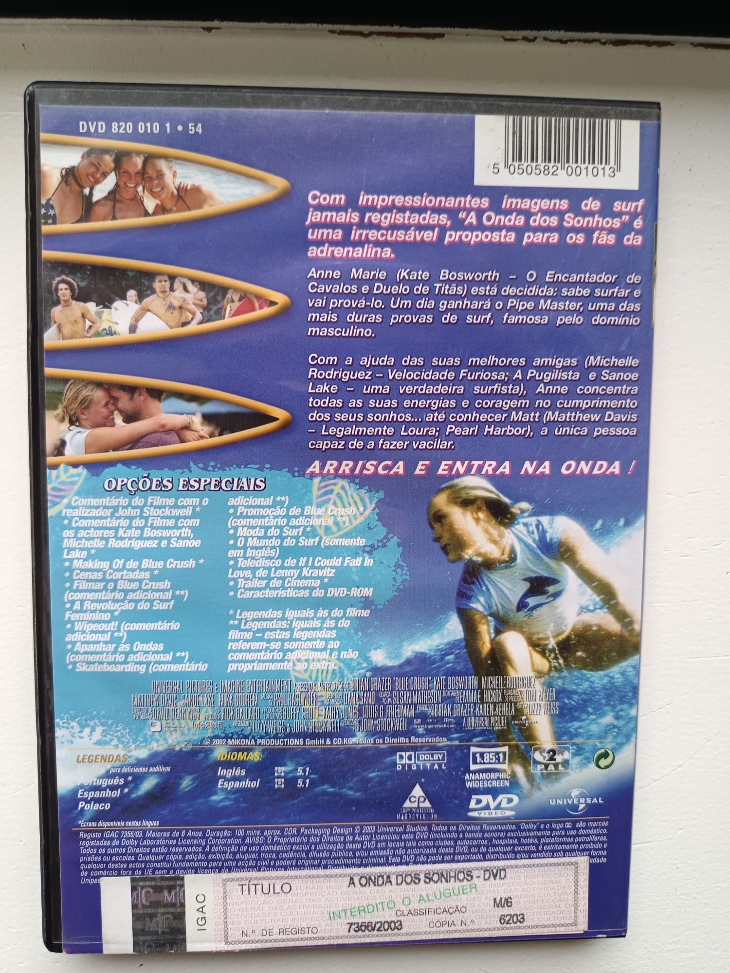 DVD a onda dos sonhos
