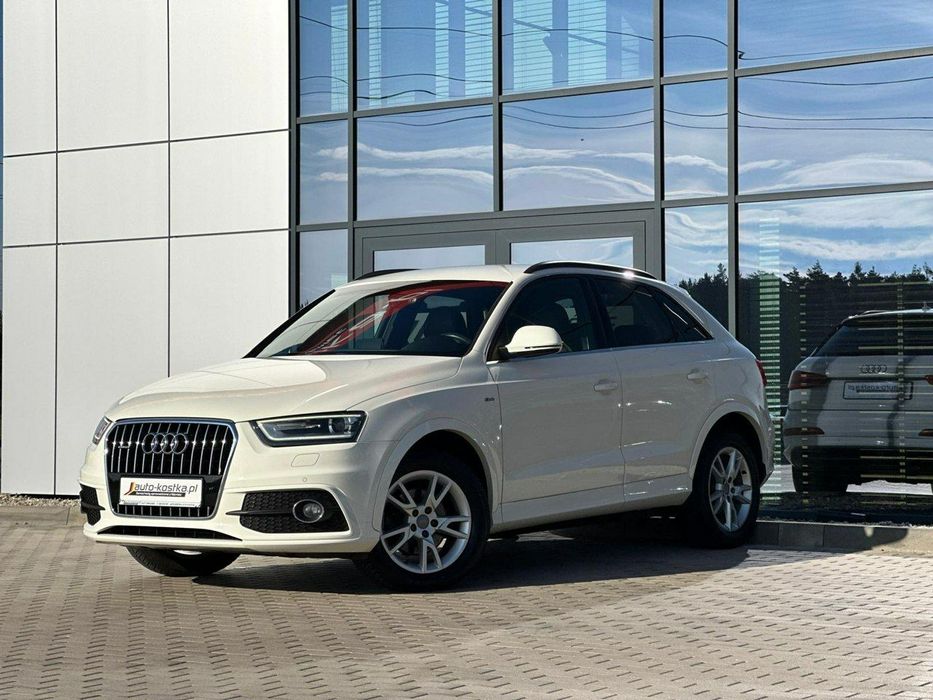 Audi Q3 S-LINE! LED Bixenon Skóra Grzane Fotele Navi Tempomat Hak GWARANCJA !