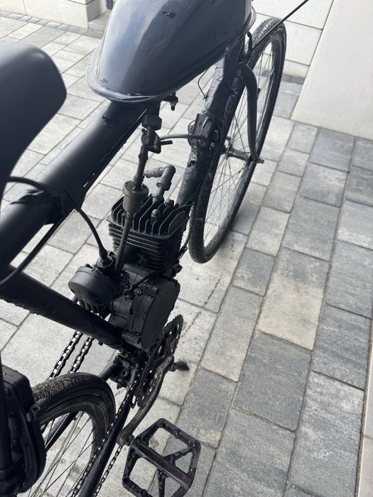 Rower z silnikiem spalinowym 80cc