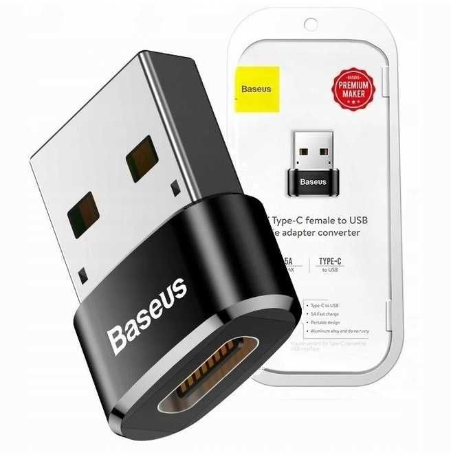 Adapter przejściówka USB-C do USB-A Baseus 3A
