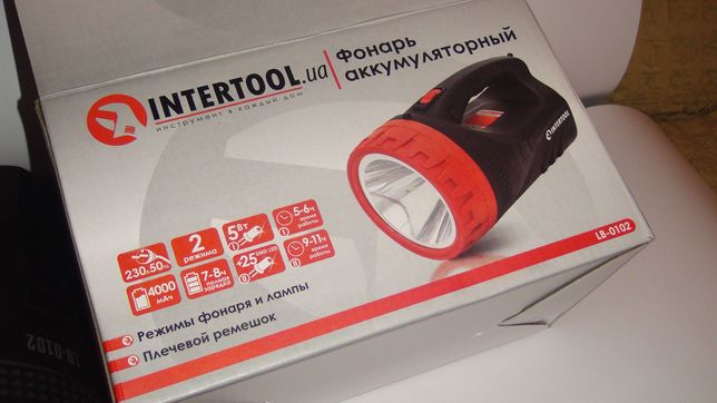 Фонарик - ліхтарик INTERTOOL, 1 LED +25 LED