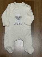 Комплект для новонародженого унісекс: чоловічок, боді, костюмчик Bembi