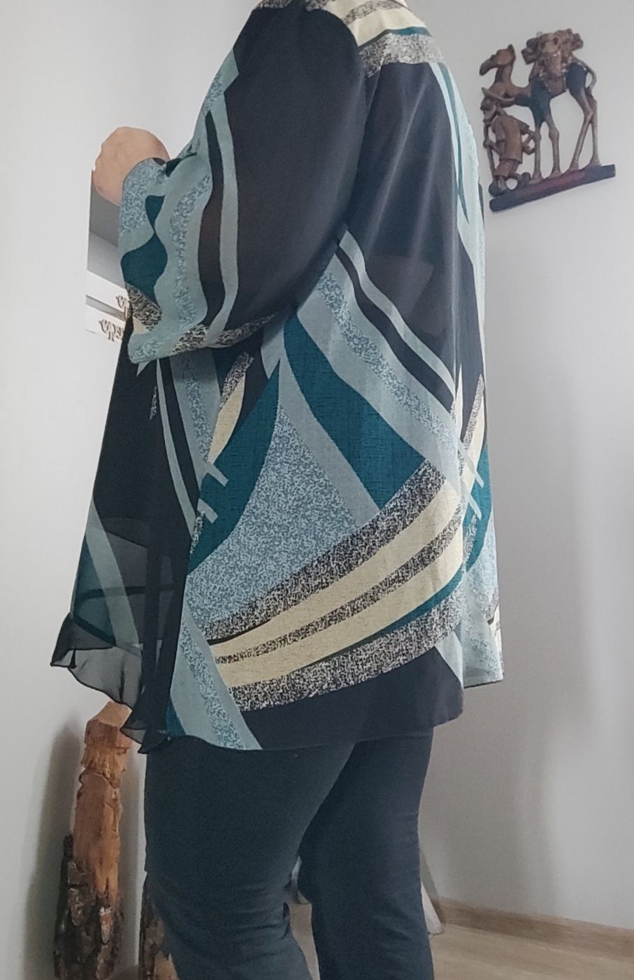 Tunika koszulowa luźna plus size 4xl 5xl