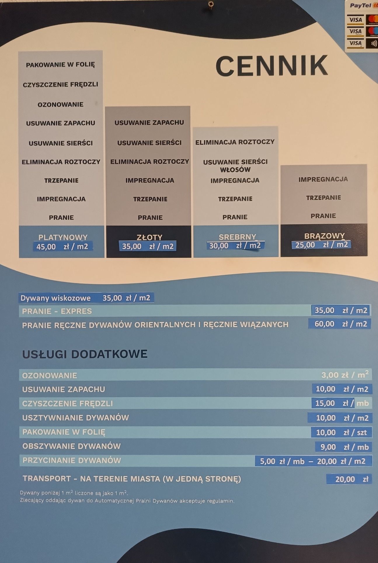 Automatyczna pralnia dywanów OWEX pranie dywanów Koszalin