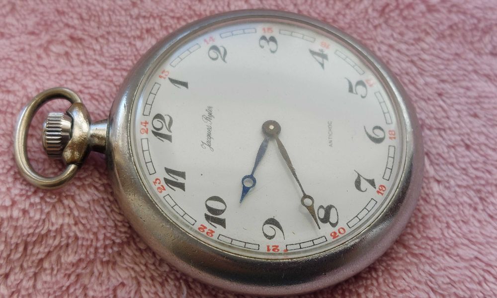 Relogio de bolso Jaques Ryter ANTICHOC  -  Vintage