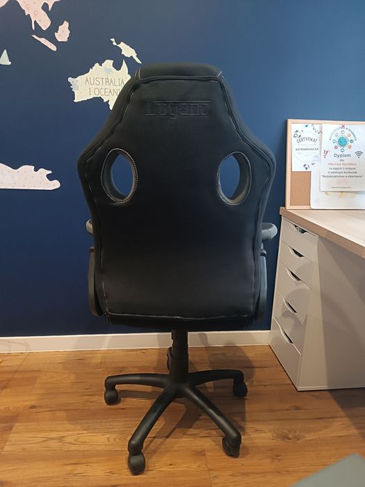 Krzesło obrotowe gamingowe, krzesło biurowe Lugano Pro