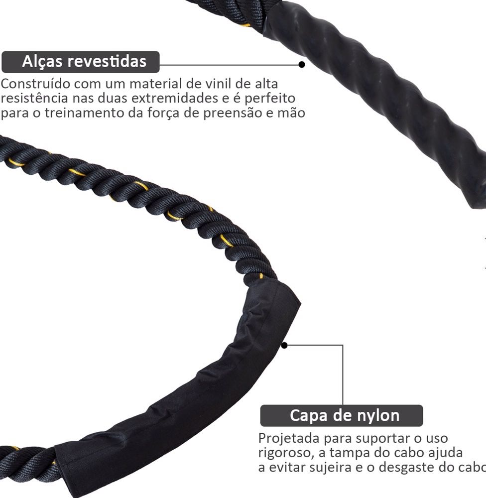 Corda de CrossFit  com 9 Metros | diametro 0.38mm nova