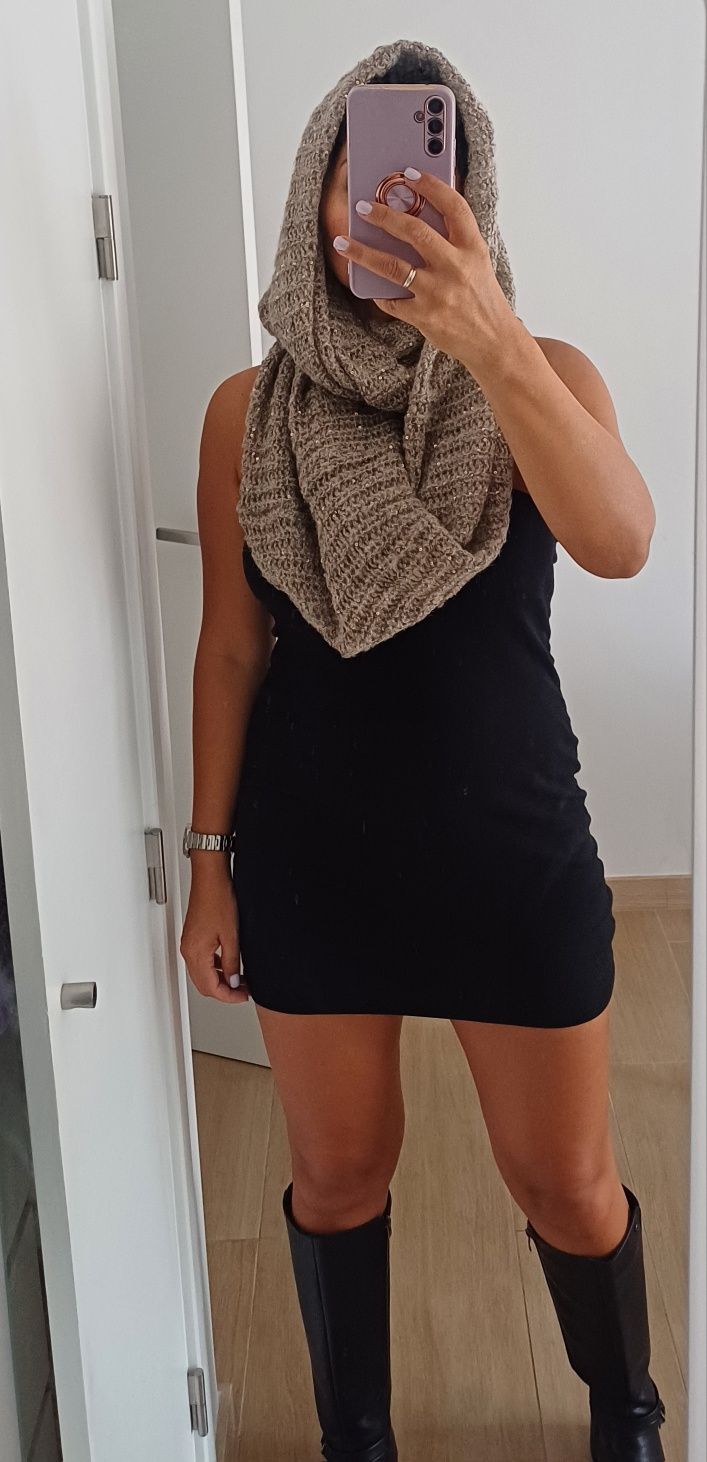 Cachecol grande camel da H&M